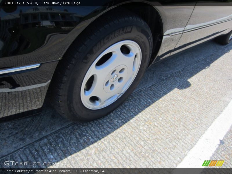 Black Onyx / Ecru Beige 2001 Lexus LS 430