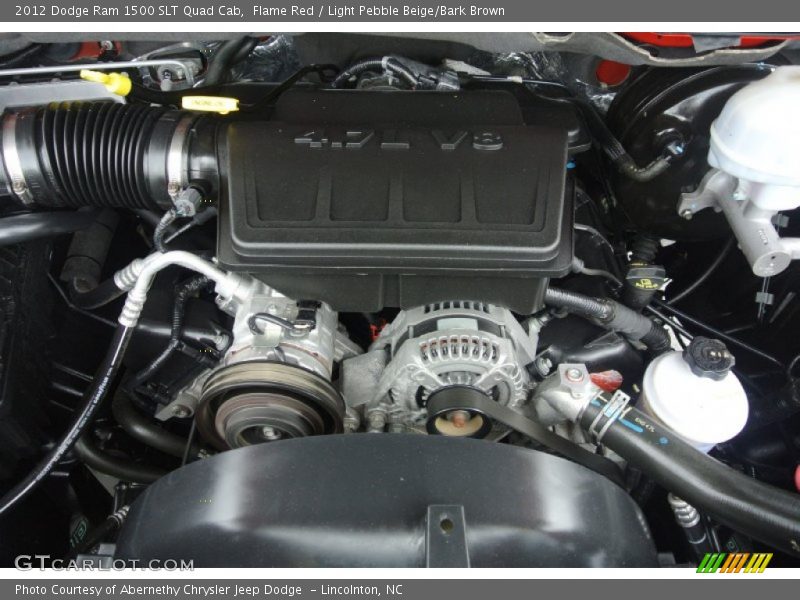 Flame Red / Light Pebble Beige/Bark Brown 2012 Dodge Ram 1500 SLT Quad Cab