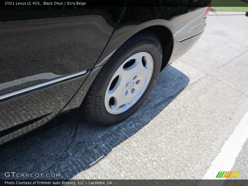 Black Onyx / Ecru Beige 2001 Lexus LS 430