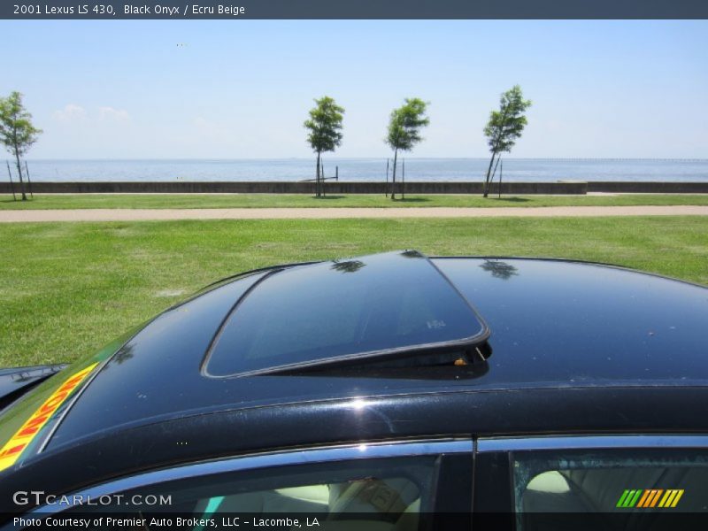 Black Onyx / Ecru Beige 2001 Lexus LS 430