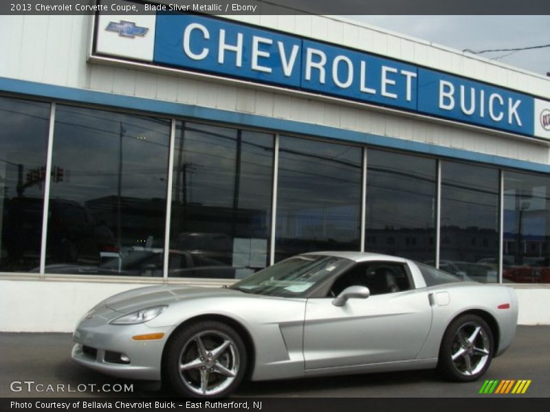 Blade Silver Metallic / Ebony 2013 Chevrolet Corvette Coupe