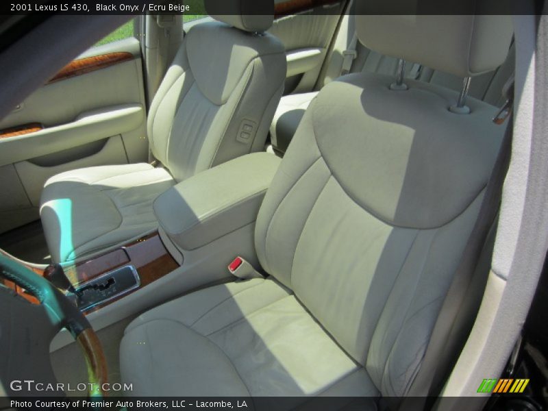 Black Onyx / Ecru Beige 2001 Lexus LS 430