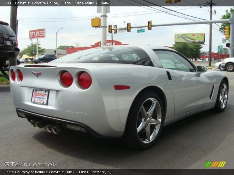 Blade Silver Metallic / Ebony 2013 Chevrolet Corvette Coupe