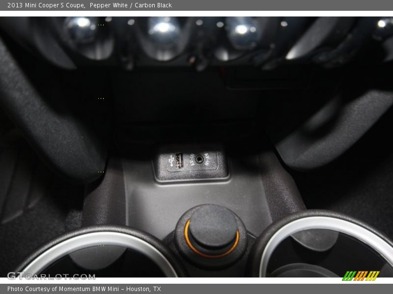Pepper White / Carbon Black 2013 Mini Cooper S Coupe