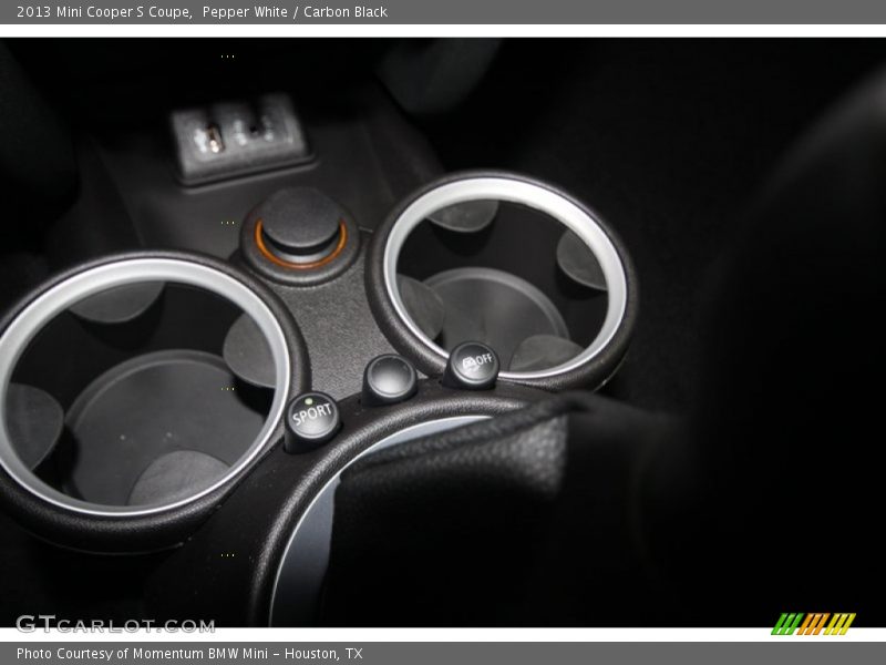 Pepper White / Carbon Black 2013 Mini Cooper S Coupe