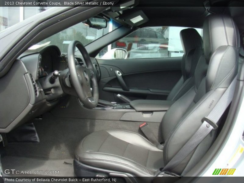  2013 Corvette Coupe Ebony Interior