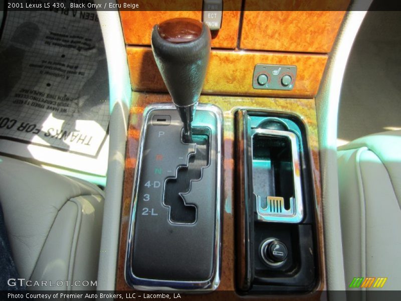 Black Onyx / Ecru Beige 2001 Lexus LS 430