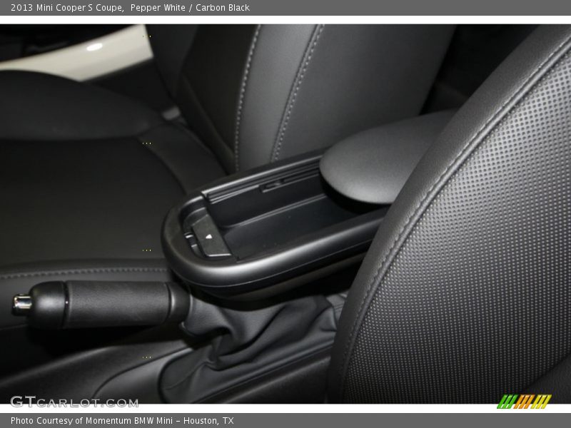Pepper White / Carbon Black 2013 Mini Cooper S Coupe