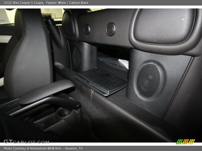 Pepper White / Carbon Black 2013 Mini Cooper S Coupe