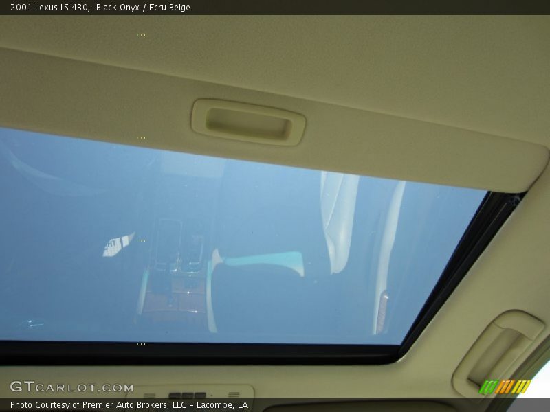 Black Onyx / Ecru Beige 2001 Lexus LS 430