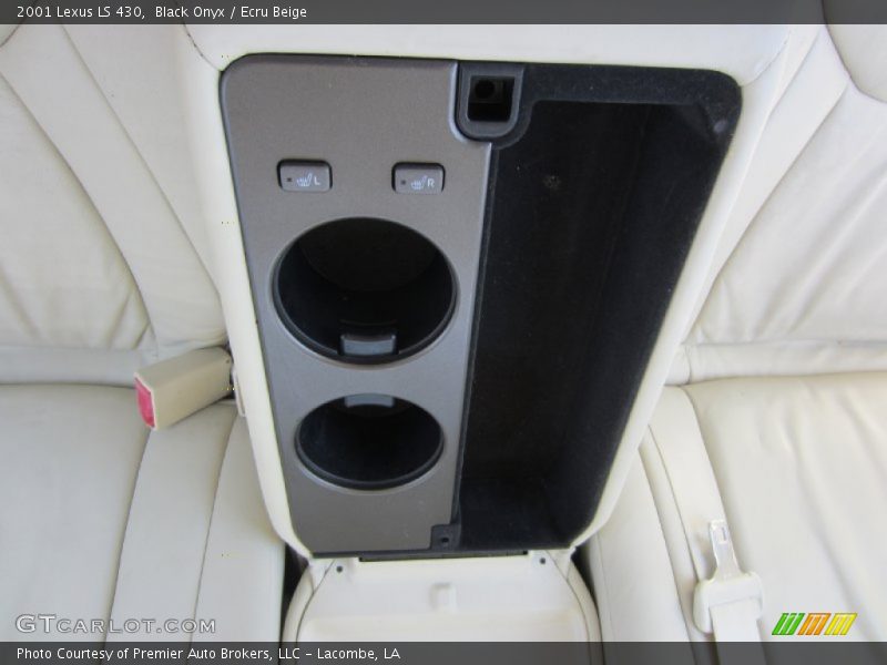 Black Onyx / Ecru Beige 2001 Lexus LS 430