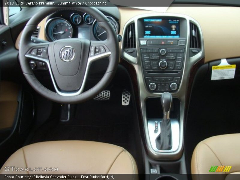 Summit White / Choccachino 2013 Buick Verano Premium