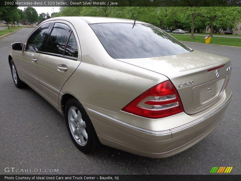 Desert Silver Metallic / Java 2002 Mercedes-Benz C 320 Sedan