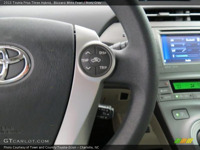 Controls of 2013 Prius Three Hybrid