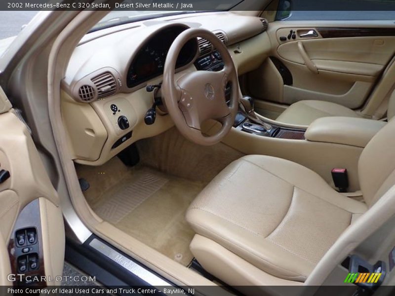 Desert Silver Metallic / Java 2002 Mercedes-Benz C 320 Sedan