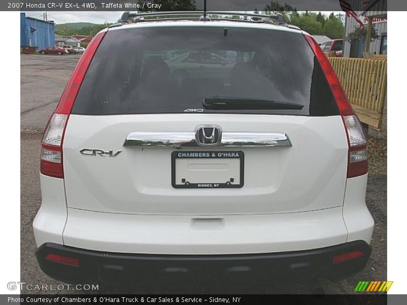 Taffeta White / Gray 2007 Honda CR-V EX-L 4WD