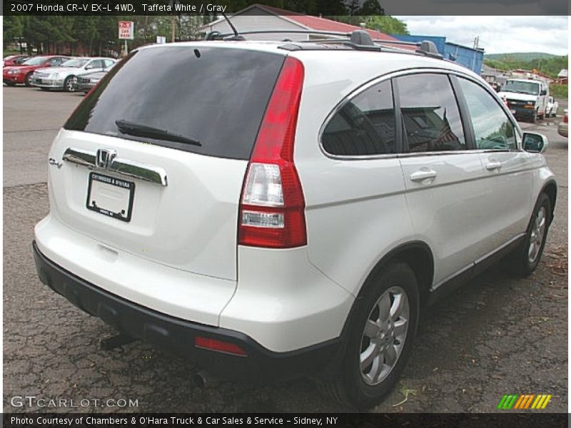 Taffeta White / Gray 2007 Honda CR-V EX-L 4WD