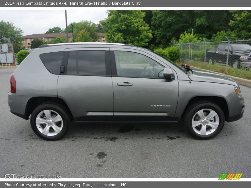 Mineral Gray Metallic / Dark Slate Gray 2014 Jeep Compass Latitude 4x4