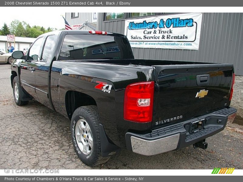 Black / Ebony 2008 Chevrolet Silverado 1500 Z71 Extended Cab 4x4
