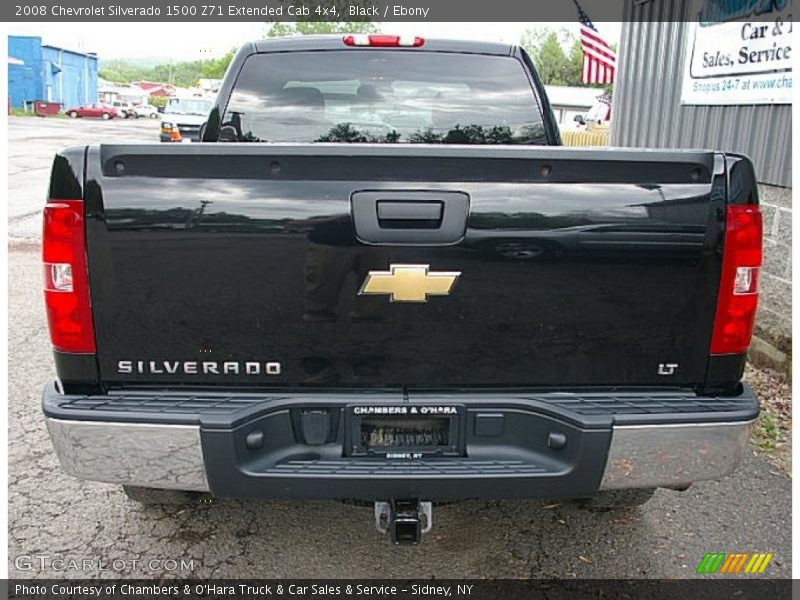 Black / Ebony 2008 Chevrolet Silverado 1500 Z71 Extended Cab 4x4