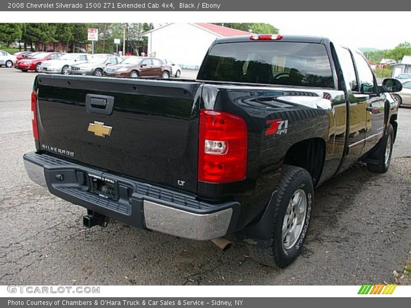 Black / Ebony 2008 Chevrolet Silverado 1500 Z71 Extended Cab 4x4