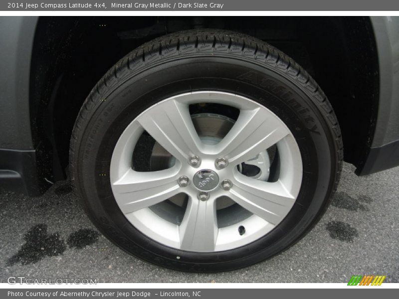 Mineral Gray Metallic / Dark Slate Gray 2014 Jeep Compass Latitude 4x4