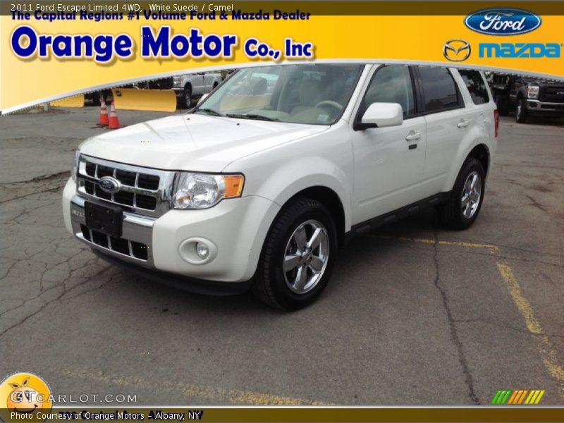 White Suede / Camel 2011 Ford Escape Limited 4WD