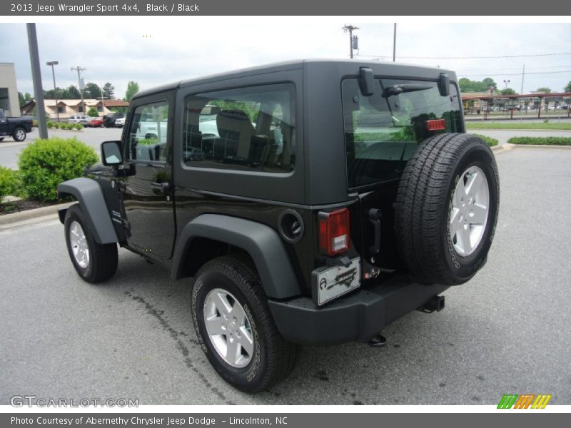 Black / Black 2013 Jeep Wrangler Sport 4x4
