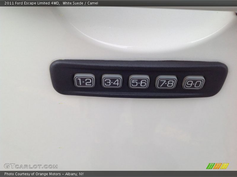 White Suede / Camel 2011 Ford Escape Limited 4WD
