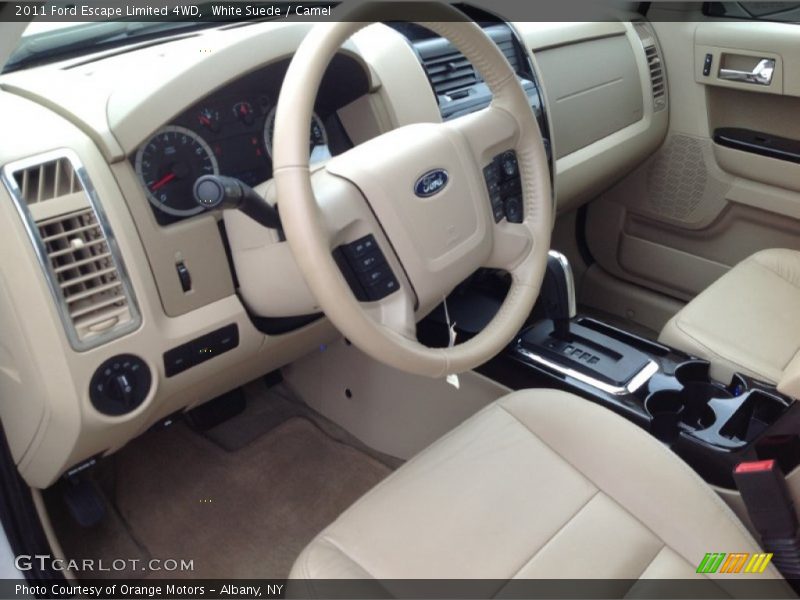 White Suede / Camel 2011 Ford Escape Limited 4WD