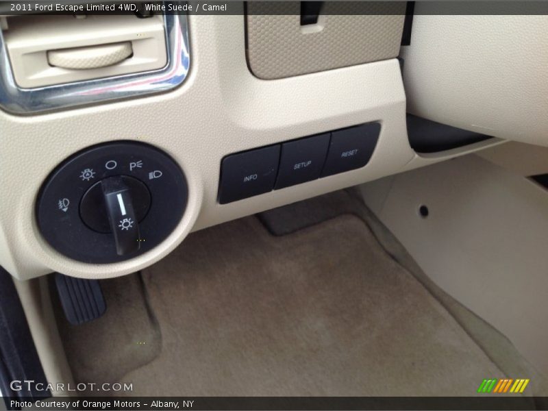 White Suede / Camel 2011 Ford Escape Limited 4WD