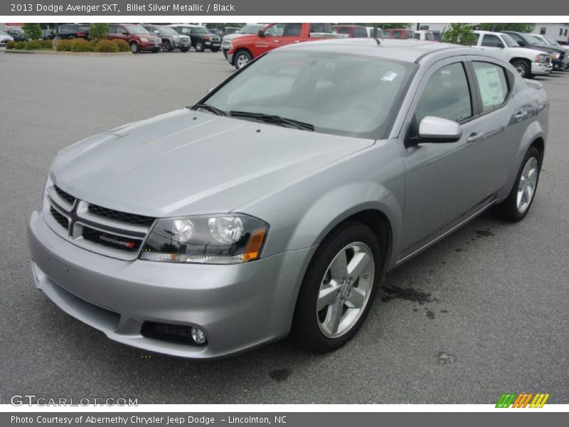 Billet Silver Metallic / Black 2013 Dodge Avenger SXT
