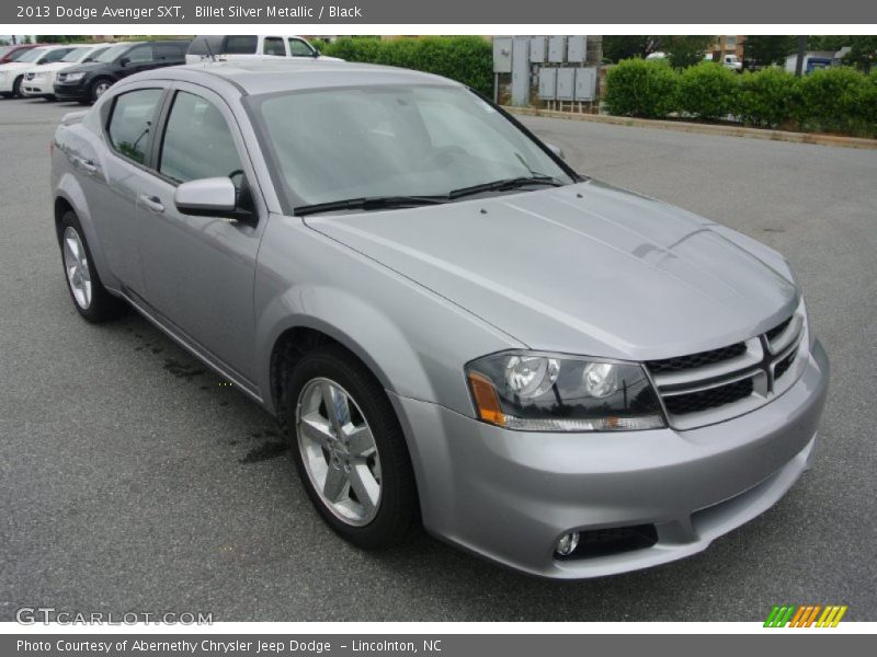 Billet Silver Metallic / Black 2013 Dodge Avenger SXT