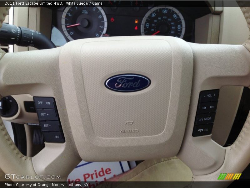 White Suede / Camel 2011 Ford Escape Limited 4WD