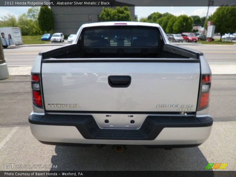 Alabaster Silver Metallic / Black 2012 Honda Ridgeline Sport