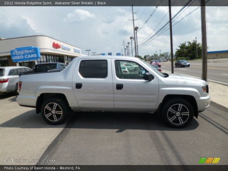  2012 Ridgeline Sport Alabaster Silver Metallic