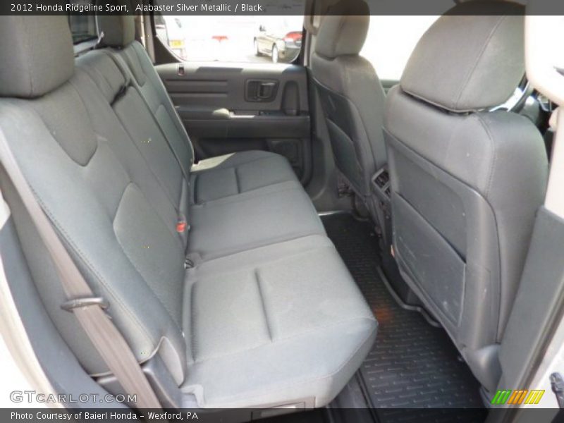 Rear Seat of 2012 Ridgeline Sport