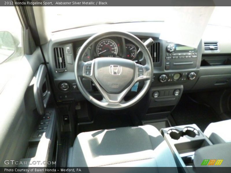 Alabaster Silver Metallic / Black 2012 Honda Ridgeline Sport