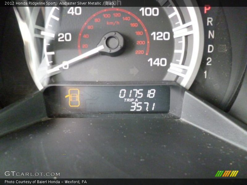 Alabaster Silver Metallic / Black 2012 Honda Ridgeline Sport