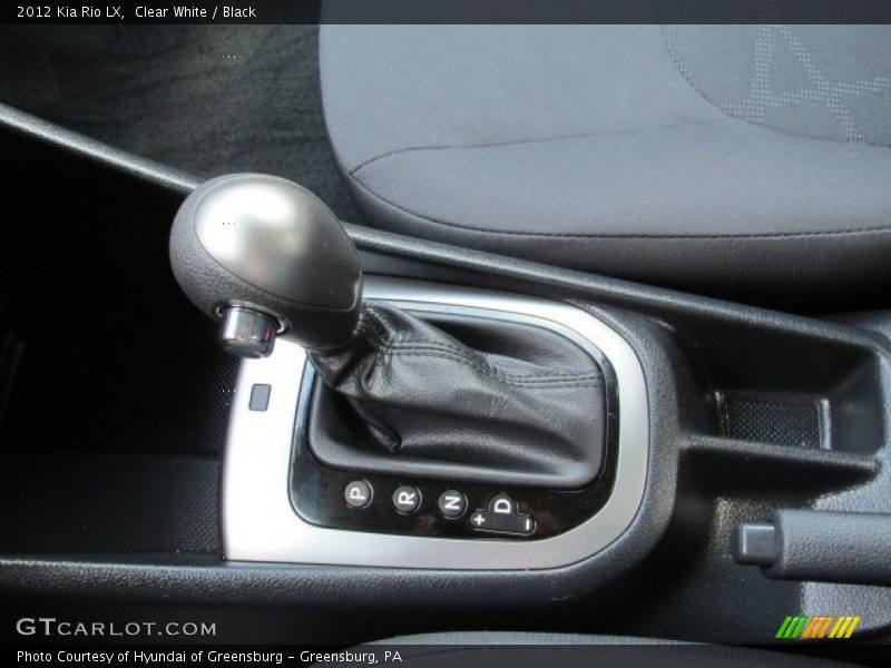 Clear White / Black 2012 Kia Rio LX