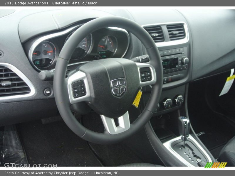 Billet Silver Metallic / Black 2013 Dodge Avenger SXT