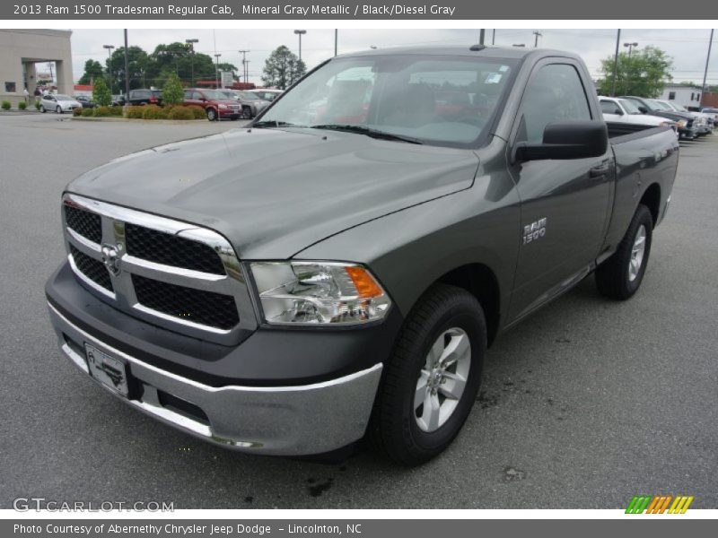 Mineral Gray Metallic / Black/Diesel Gray 2013 Ram 1500 Tradesman Regular Cab