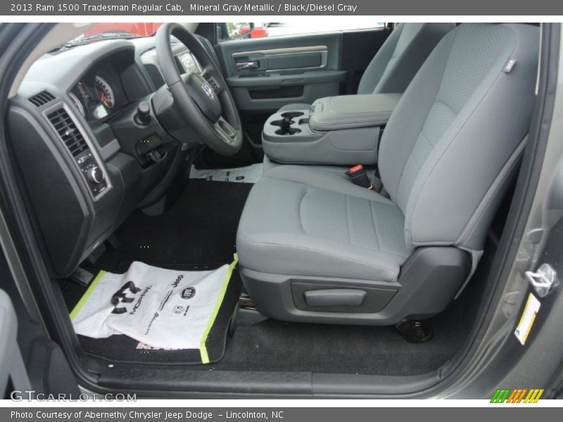  2013 1500 Tradesman Regular Cab Black/Diesel Gray Interior