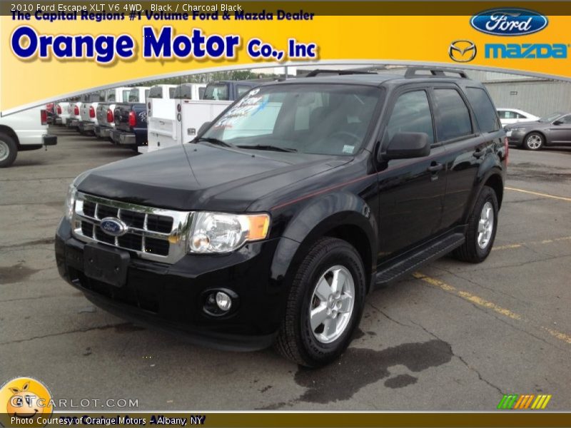Black / Charcoal Black 2010 Ford Escape XLT V6 4WD