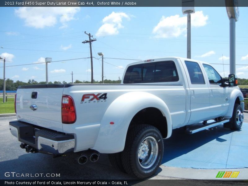 Oxford White / Adobe 2013 Ford F450 Super Duty Lariat Crew Cab 4x4