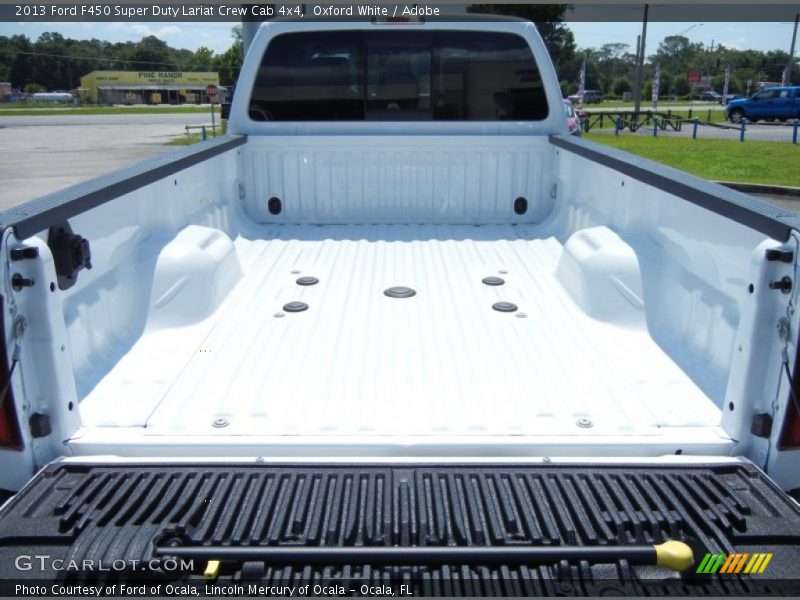Oxford White / Adobe 2013 Ford F450 Super Duty Lariat Crew Cab 4x4