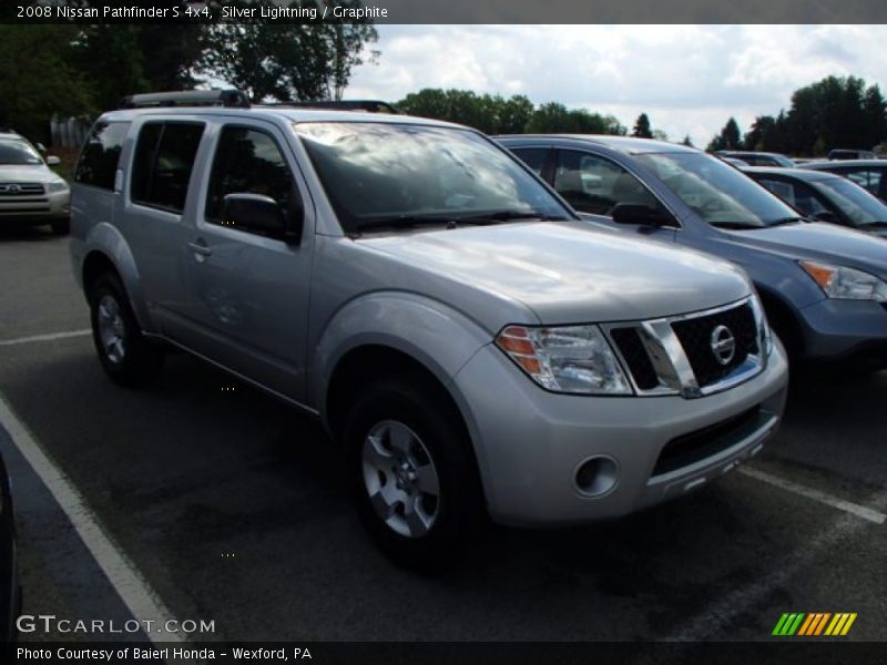 Silver Lightning / Graphite 2008 Nissan Pathfinder S 4x4
