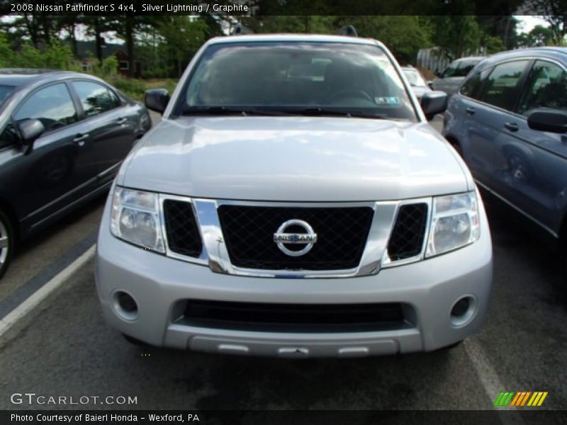 Silver Lightning / Graphite 2008 Nissan Pathfinder S 4x4