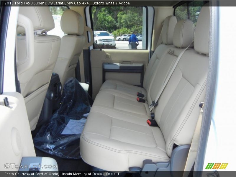 Rear Seat of 2013 F450 Super Duty Lariat Crew Cab 4x4