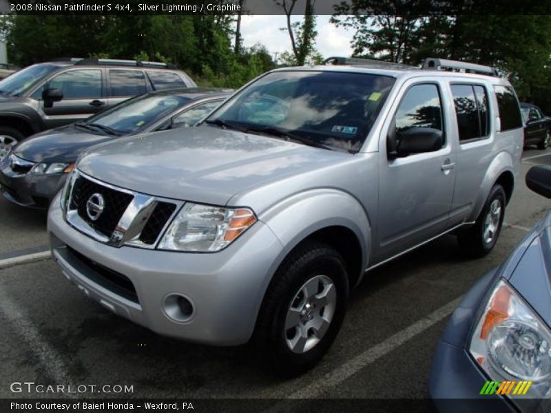 Silver Lightning / Graphite 2008 Nissan Pathfinder S 4x4